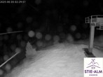 Archiv Foto Webcam Stiealm unterhalb des Latschenkopfes 01:00