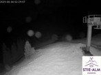 Archiv Foto Webcam Stiealm unterhalb des Latschenkopfes 01:00