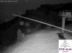 Archiv Foto Webcam Stiealm unterhalb des Latschenkopfes 03:00