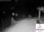 Archiv Foto Webcam Stiealm unterhalb des Latschenkopfes 23:00