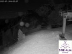 Archiv Foto Webcam Stiealm unterhalb des Latschenkopfes 23:00