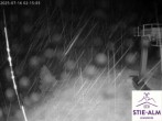 Archiv Foto Webcam Stiealm unterhalb des Latschenkopfes 01:00