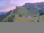 Archiv Foto Webcam Stiealm unterhalb des Latschenkopfes 19:00
