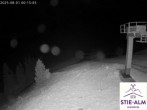 Archiv Foto Webcam Stiealm unterhalb des Latschenkopfes 23:00