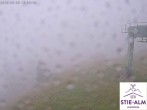 Archiv Foto Webcam Stiealm unterhalb des Latschenkopfes 07:00