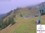 Archiv Foto Webcam Stiealm unterhalb des Latschenkopfes 11:00