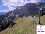 Archiv Foto Webcam Stiealm unterhalb des Latschenkopfes 15:00