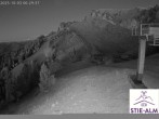 Archiv Foto Webcam Stiealm unterhalb des Latschenkopfes 05:00