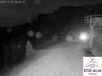 Archiv Foto Webcam Stiealm unterhalb des Latschenkopfes 19:00