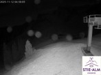 Archiv Foto Webcam Stiealm unterhalb des Latschenkopfes 03:00