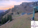 Archiv Foto Webcam Stiealm unterhalb des Latschenkopfes 15:00