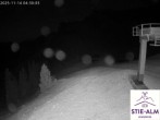 Archiv Foto Webcam Stiealm unterhalb des Latschenkopfes 03:00