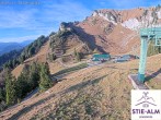 Archiv Foto Webcam Stiealm unterhalb des Latschenkopfes 07:00