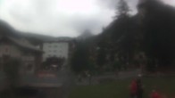 Archiv Foto Webcam Zermatt Kirche 13:00