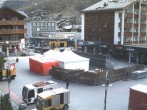 Archiv Foto Webcam Zermatt Bahnhofplatz 07:00
