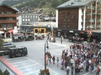 Archiv Foto Webcam Zermatt Bahnhofplatz 13:00