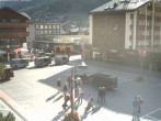 Archiv Foto Webcam Zermatt Bahnhofplatz 07:00