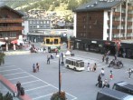 Archiv Foto Webcam Zermatt Bahnhofplatz 13:00