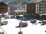 Archiv Foto Webcam Zermatt Bahnhofplatz 09:00