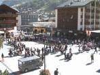 Archiv Foto Webcam Zermatt Bahnhofplatz 09:00