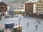 Archiv Foto Webcam Zermatt Bahnhofplatz 07:00