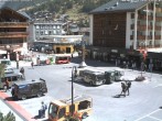 Archiv Foto Webcam Zermatt Bahnhofplatz 11:00