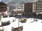 Archiv Foto Webcam Zermatt Bahnhofplatz 09:00