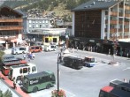 Archiv Foto Webcam Zermatt Bahnhofplatz 13:00