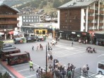 Archiv Foto Webcam Zermatt Bahnhofplatz 17:00