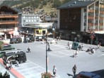 Archiv Foto Webcam Zermatt Bahnhofplatz 13:00