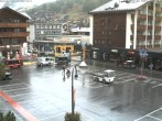 Archiv Foto Webcam Zermatt Bahnhofplatz 06:00