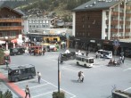 Archiv Foto Webcam Zermatt Bahnhofplatz 11:00