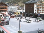 Archiv Foto Webcam Zermatt Bahnhofplatz 12:00