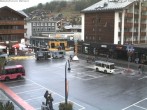 Archiv Foto Webcam Zermatt Bahnhofplatz 08:00