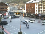 Archiv Foto Webcam Zermatt Bahnhofplatz 08:00