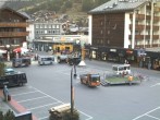 Archiv Foto Webcam Zermatt Bahnhofplatz 07:00