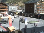 Archiv Foto Webcam Zermatt Bahnhofplatz 13:00