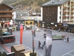 Archiv Foto Webcam Zermatt Bahnhofplatz 12:00