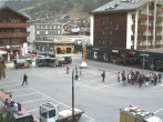 Archiv Foto Webcam Zermatt Bahnhofplatz 08:00