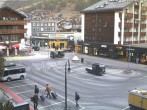 Archiv Foto Webcam Zermatt Bahnhofplatz 07:00