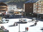 Archiv Foto Webcam Zermatt Bahnhofplatz 09:00