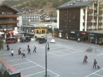Archiv Foto Webcam Zermatt Bahnhofplatz 07:00