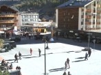Archiv Foto Webcam Zermatt Bahnhofplatz 09:00