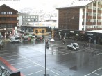Archiv Foto Webcam Zermatt Bahnhofplatz 04:00