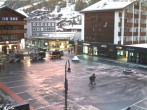 Archiv Foto Webcam Zermatt Bahnhofplatz 06:00