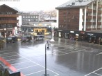 Archiv Foto Webcam Zermatt Bahnhofplatz 11:00