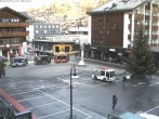 Archived image Webcam Zermatt Railway station 13:00
