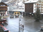 Archiv Foto Webcam Zermatt Bahnhofplatz 09:00