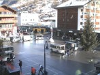 Archiv Foto Webcam Zermatt Bahnhofplatz 11:00