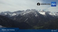 Archiv Foto Webcam Panoramablick von der Bergstation in Oberjoch 03:00